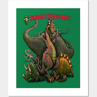 Jurassic Dinosaurs Posters and Art